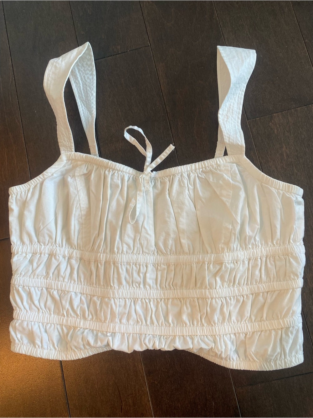 Aritzia Sunday Best Martine Poplin Cropped tank